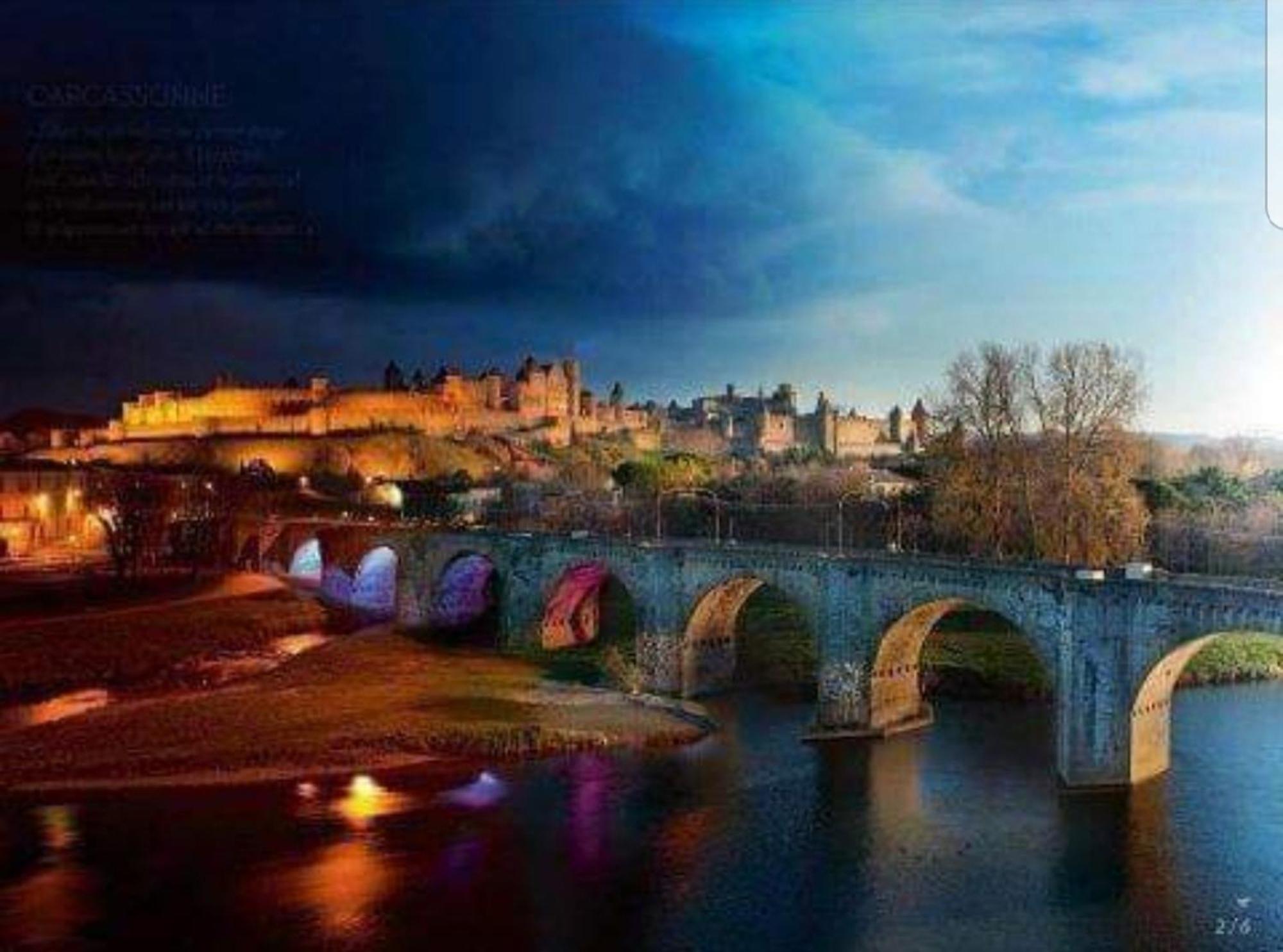 Villa Elegante A Carcassonne Avec Jardin Et Jacuzzi エクステリア 写真