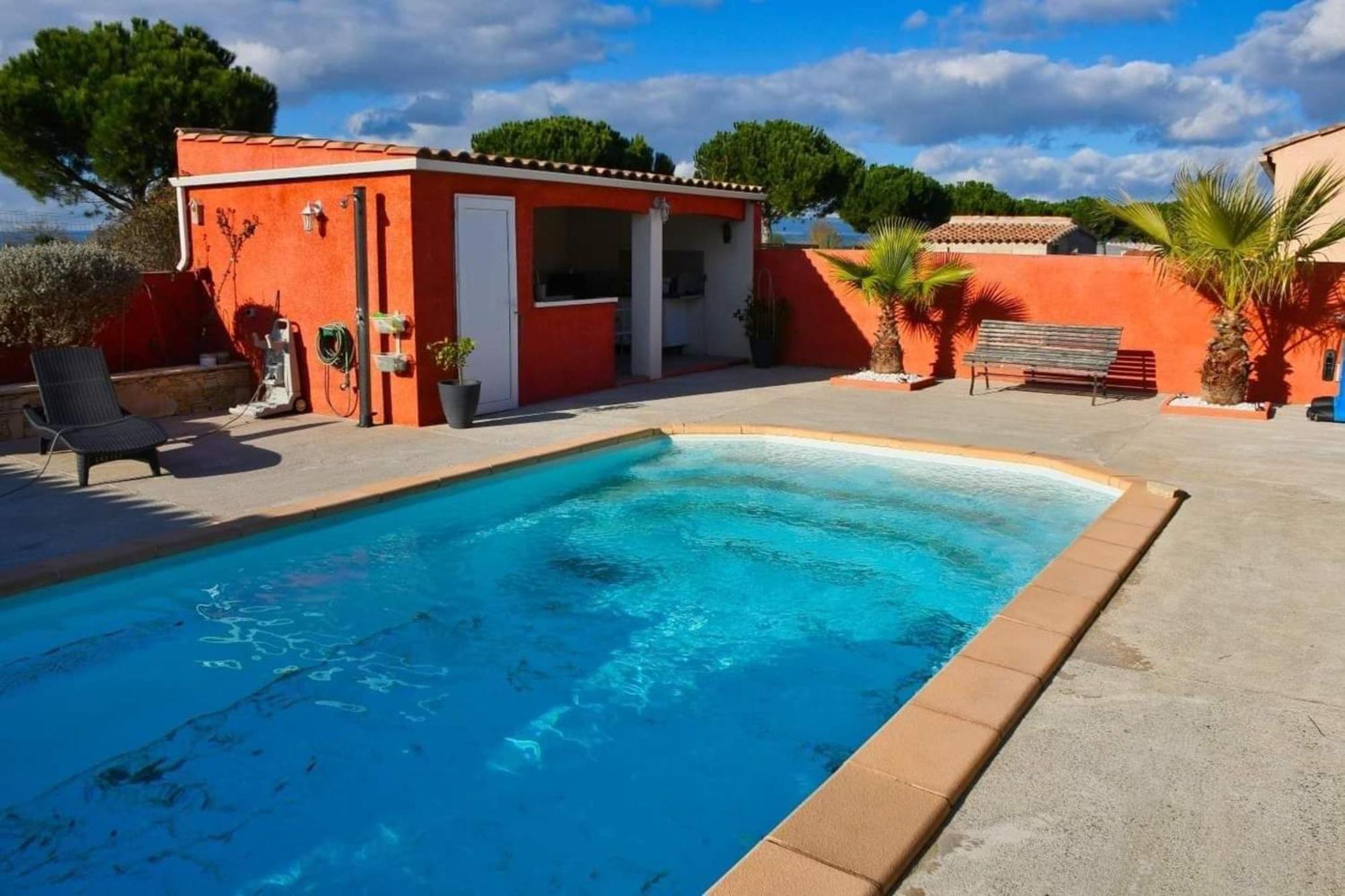 Villa Elegante A Carcassonne Avec Jardin Et Jacuzzi エクステリア 写真